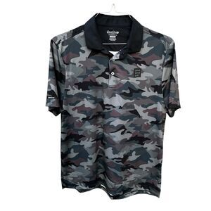 Good Good “Can’t See Me” Polo Shirt Medium Performance Golf Camo Camouflage